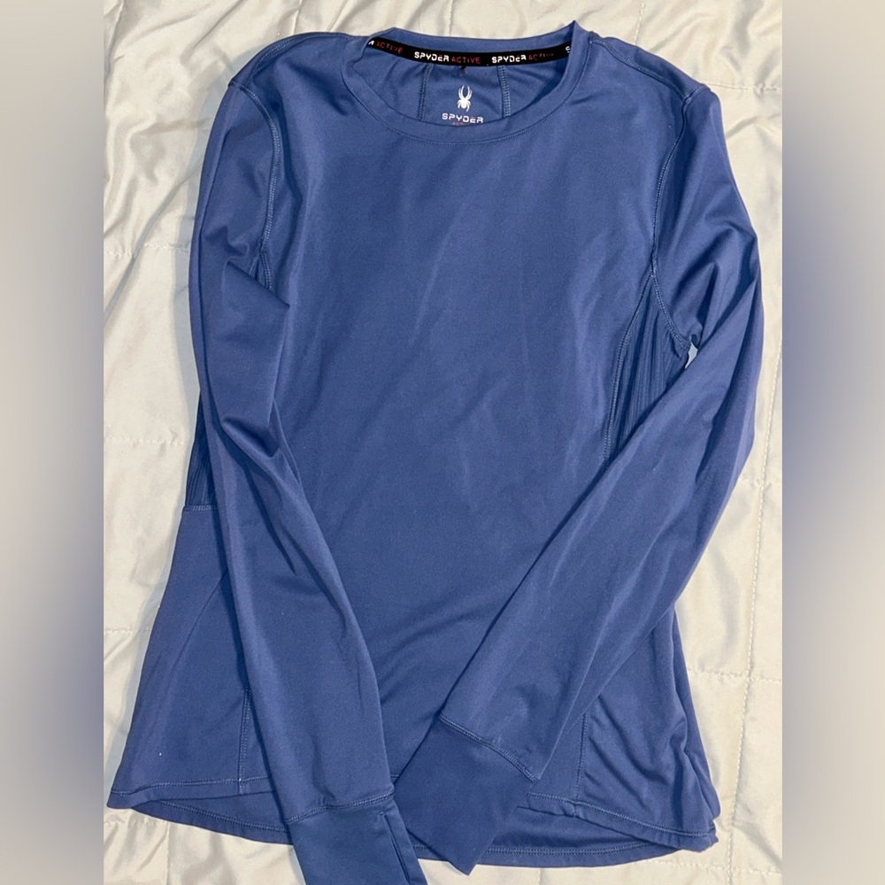 Spyder Women's Navy Long Sleeve Tee